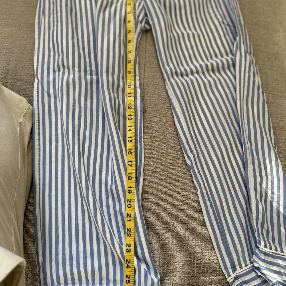 Stars Above Blue and White Striped Pajama Set - Picture 7 of 7
